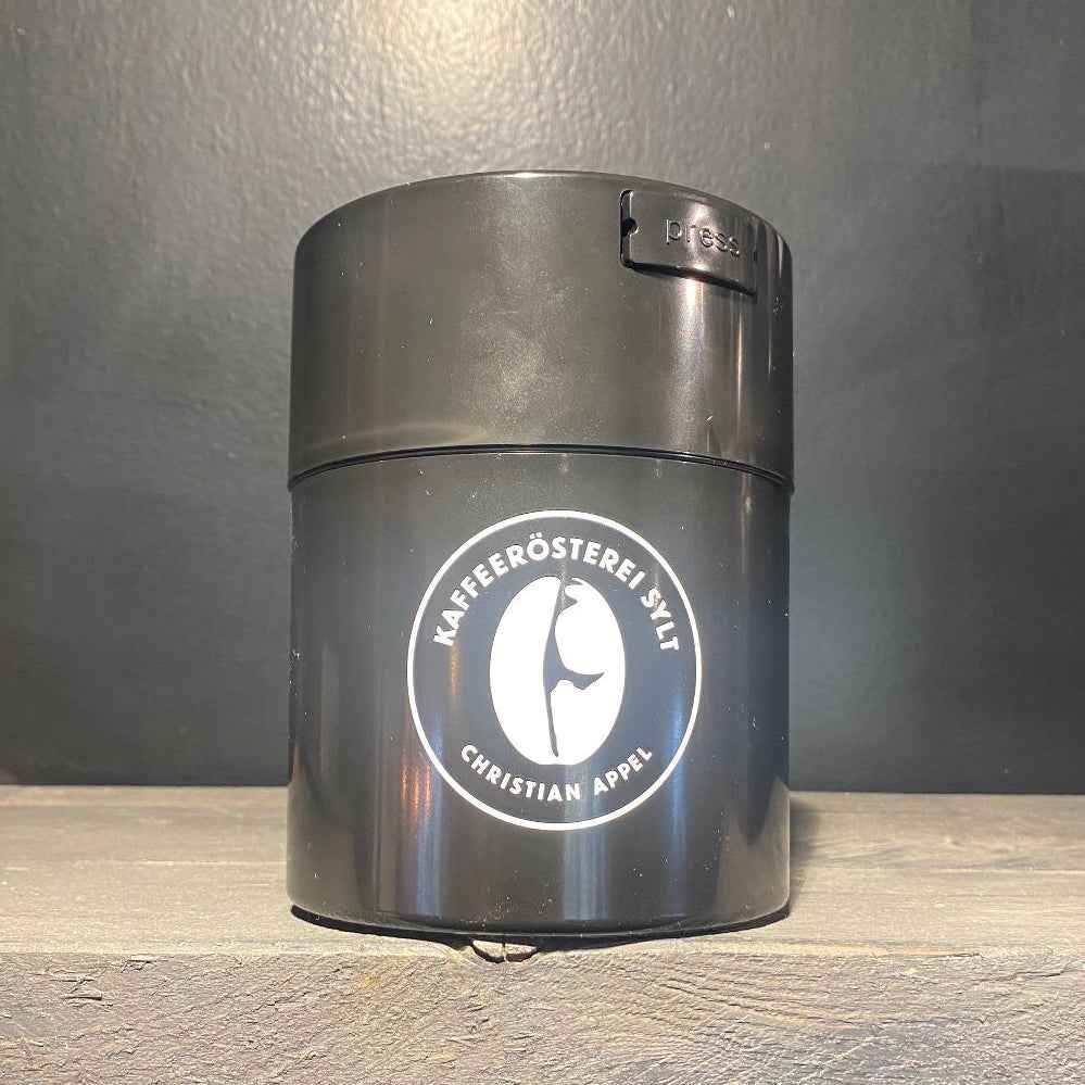Coffeevacs - Kaffeedose mit Vacuumversiegelung und Vacuumpumpe