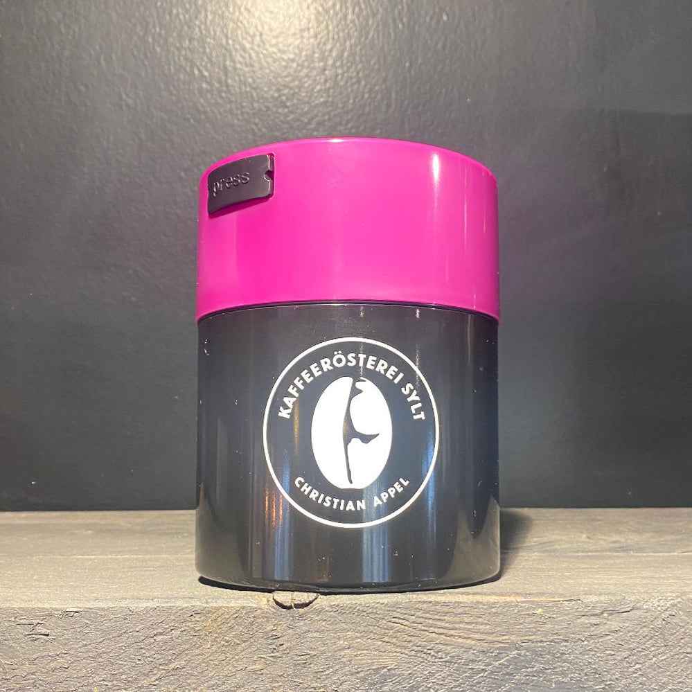 Coffeevacs - Kaffeedose mit Vacuumversiegelung und Vacuumpumpe